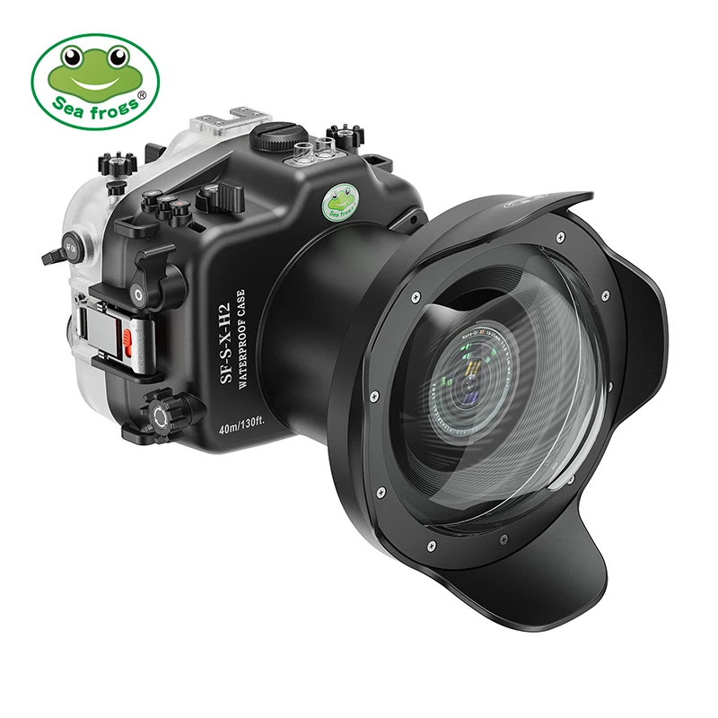 Seafrog 수중 사진 촬영용 방수 쉘, 후지 X-H2 X-H2S 카메라 다이빙 보호 커버에 적합