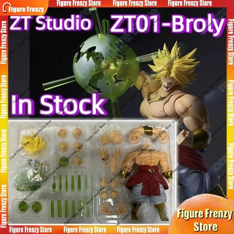 특별 할인 행사 재고 있음 ZT 스튜디오 ZT01 ZT02 ZT03 드래곤볼 Z SHF 슈퍼 사이야인 SSJ3 브로리 애니메이션 액션 피규어 장난감 몰스 PV