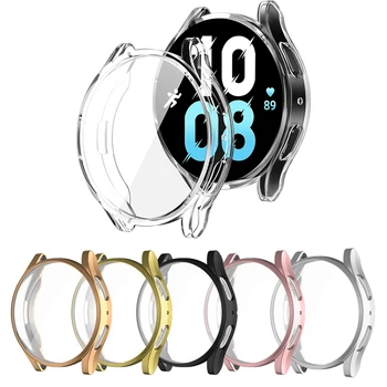 Custodia Morbida in TPU per Samsung Galaxy Watch 4 5 6 7 40mm 44mm, Cover Protettiva Antiurto e Antigraffio a Protezione Totale