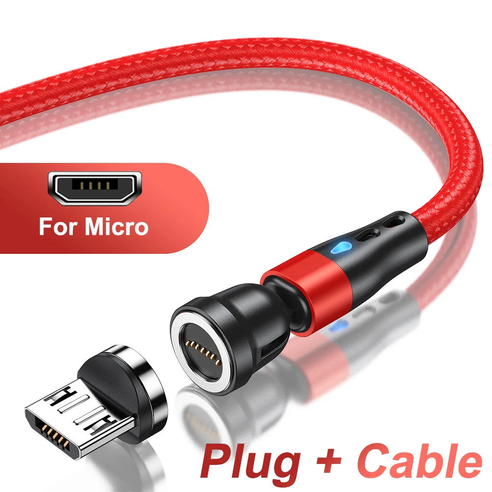 ตัวเลือกสินค้า สายชาร์จแม่เหล็ก USB-C 540 องศา ชาร์จเร็วสำหรับมือถือทุกยี่ห้อ