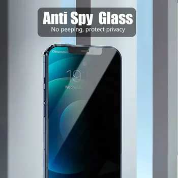 Anti-Spion-Displays chutz folie für iPhone 14 13 12 11 Pro Max 13 Mini-Sichtschutz glas für iPhone 14 8 plus x xr xs max se 2022 — изображение 2