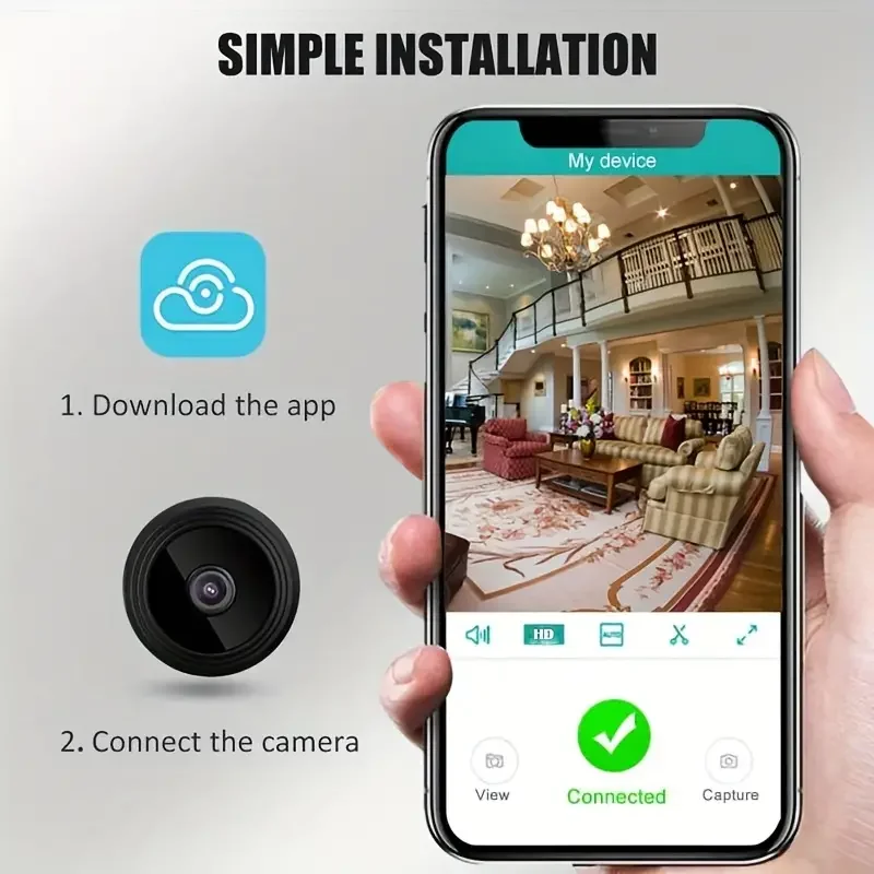 Olive Leaf A9 Wireless Mini Surveillance Camera 2
