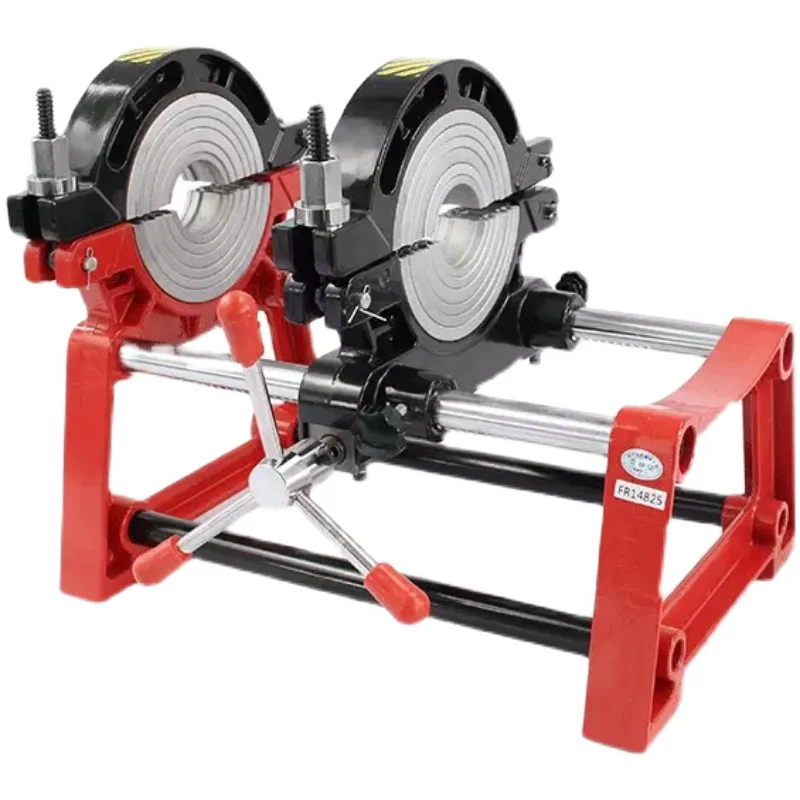 50/63-200 four ring manual butt welding machine support two ring frame PE pipe welding machine butt welding machine PE butt weld 4