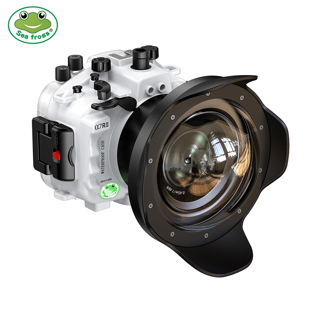 Seafrogs 2023 Nuovo Arrivo Scuba Diving Custodia Per Fotocamera Per Sony A7 Riii A7 Iii Accessori Per Attrezzature Fotografiche Subacquee