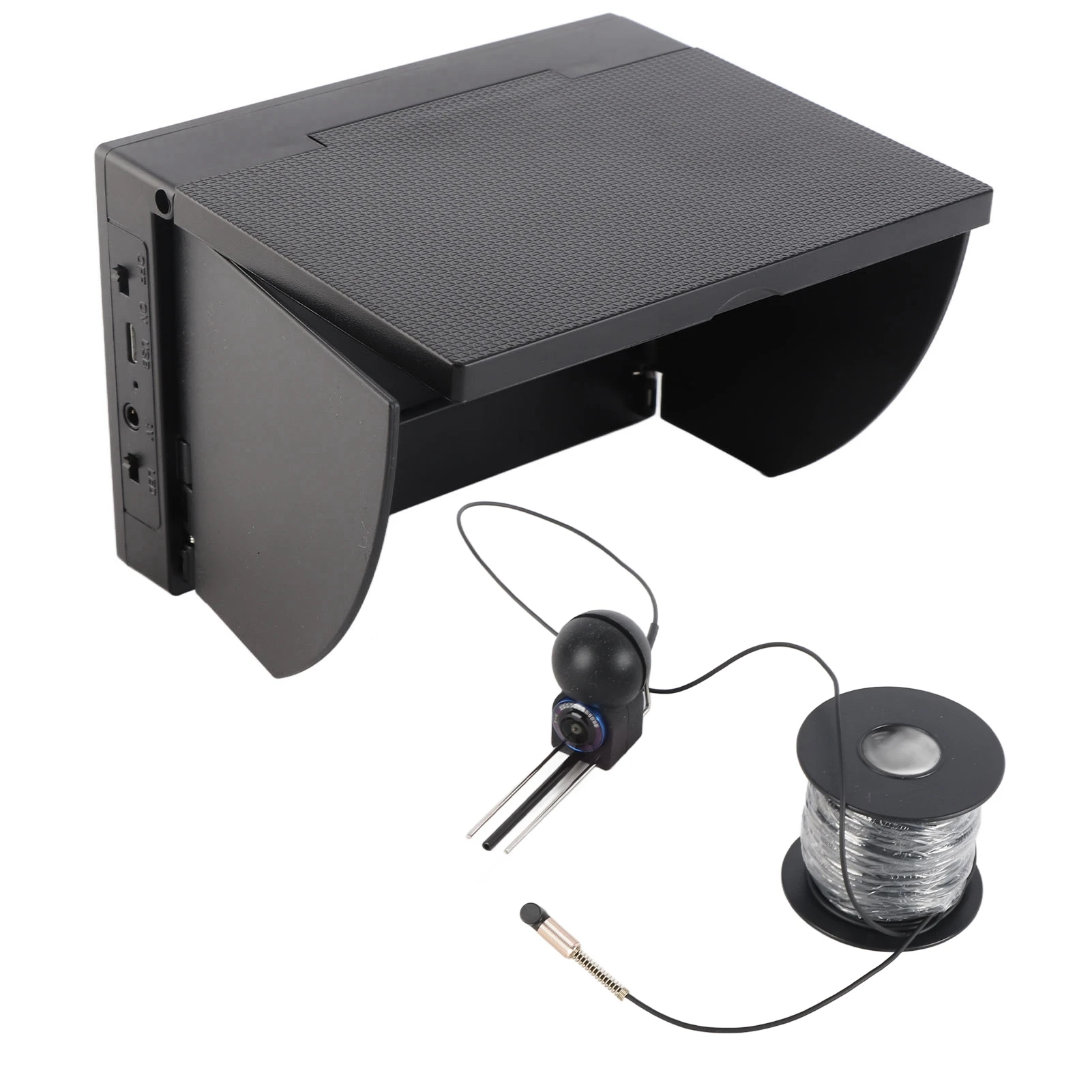 Underwater Fishing Camera 4.3in TN HD Underwater Fishing Camera IP68 Water Resistant Fish Finder with 12 Lights for