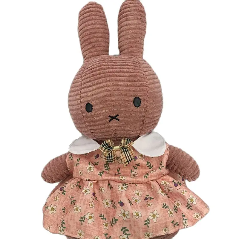 thumbnail image 1 of Muñeco de conejo blanco de juguete para niños, respaldo para dormir, lindo conejo de peluche, muñeco de acompañamiento para bebé, regalo de cumpleaños para niños, 1 of 5