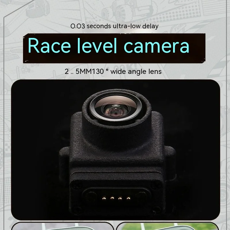 Sniclo 1:64 3010 Wrangler Off-road Fpv Car Micro Fpv Car With Goggles 4wd Car Remote Mangetic Removable Fpvbox Simulation Drift 4