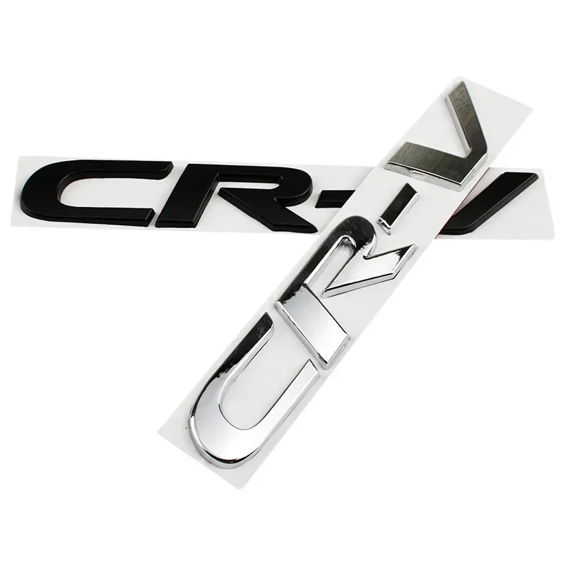 18.7cm 금속 자동차 스티커 혼다 CR-V 로고 2023 2017 2011 리어 테일게이트 엠블럼 데칼 액세서리용 사이드 펜더 배지 스타일링