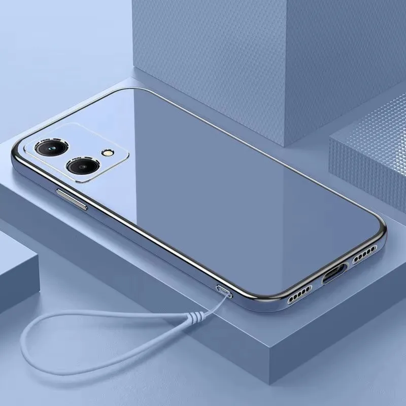 Elegant Gold-Plated Shockproof Phone Case - Premium Protective Back Cover