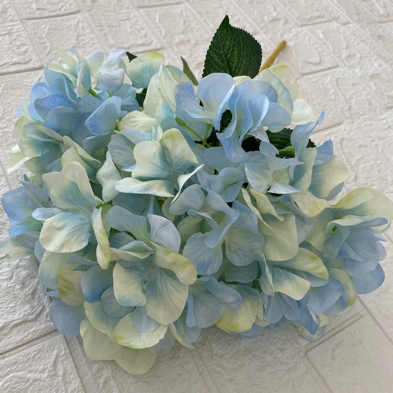 SimulationHydrangeaBouquetSilkFakeFlowersValentinesDayGift