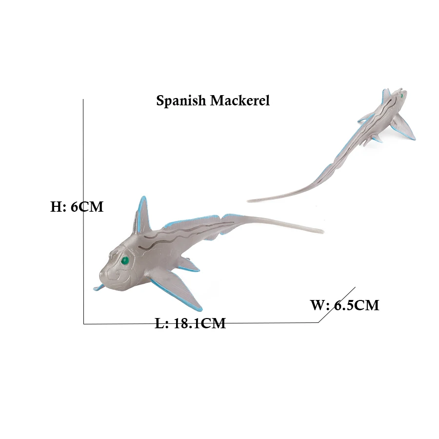 Meerestiere Spielzeug Billfish Segelfisch Boxfish Piranha Megalodon Fisch Figur Spielzeug Action-figuren Kunststoff Tier Figur Kinder Geschenk – Detail 33