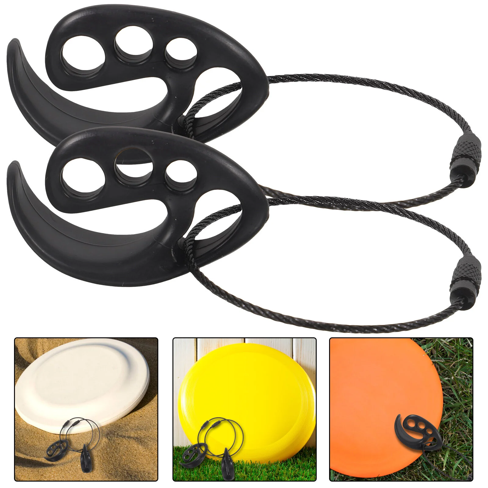 2 Pcs Outdoor Disc Carrier Compact Flying Clip Daily Use Supply Ultimate Clips Convenient Holder