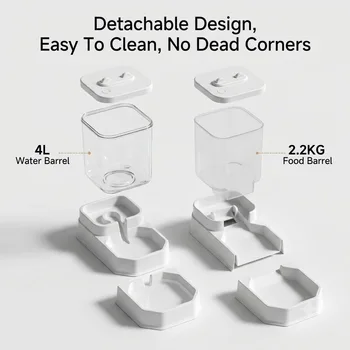 2-in-1 Gravity Pet Feeder & Water Dispenser - Image 5