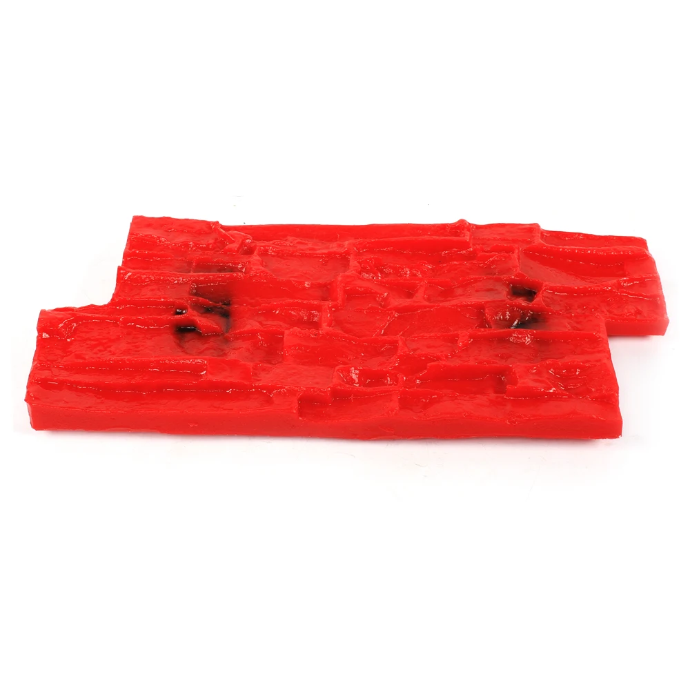 LOYALHEARTDY Plastic Polyurethane Seamless Cement Texture Stone Slate Plaster Stamping Imprint Mat Brick Tiles Wall Mold Tool