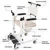 Bedridden Patients Lifting Device Commode Chair Bathroom Toilet Stair Manual Lift Chair Transfer Shift lift Chair with Commode 4