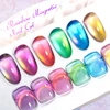 7/14Pcs Cat Magnetic Gel Nail Polish Set With Magnetic Stick Kit Sparkling For Manicure Soak Off Nail UV Gel Varnish Nail kit 4