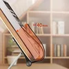 Desktop Book Stand for Reading with 360° Rotating Base Wooden Panel & Page Clips Foldable and Angle for Reading Book Holder 4