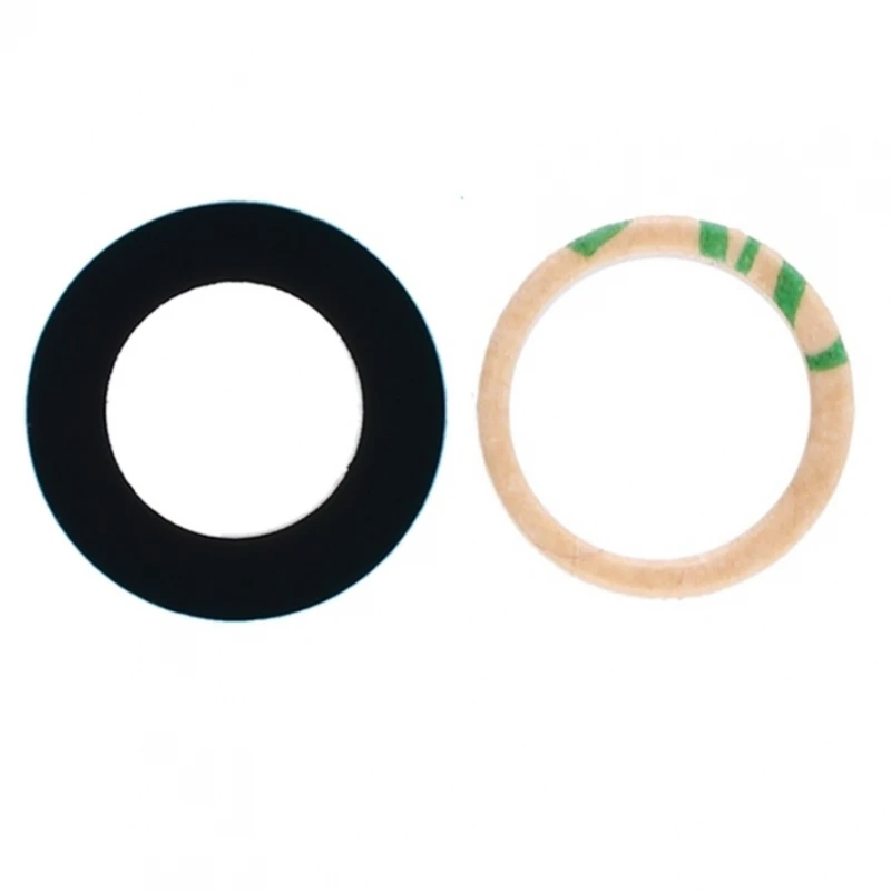 Obiettivo In Vetro Per Fotocamera Iphone 7 / 8 / Se 2020 Sostituzione Copriobiettivo Nero # Apple Iphone 7 (A1778, A1660, A1780, A1779, A1853, A1866) 