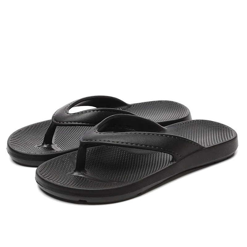 Summer Men Beach Flip Flops Soft Sole Clip Toe Lightweight Beach Slippers Woman Couple Comfort Non Slip Bathroom Slides Shower