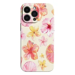 Pink Flower Hard PC Phone Case Cover for Honor 30S (JSS035)