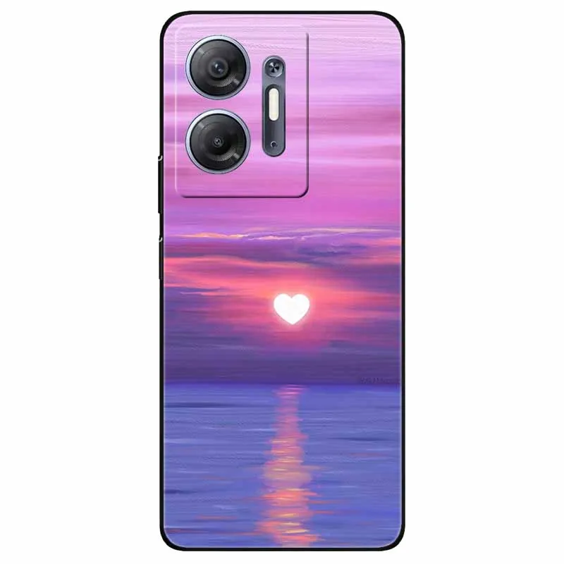 Lovely Silicone TPU Soft Phone Cover - Shockproof  Shell with Cute Cat Design