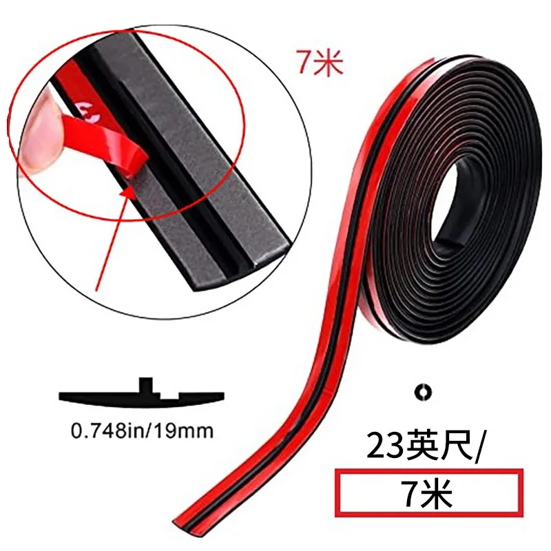 Car Rubber Seal Strips Auto Seal Protector Sticker Window Edge