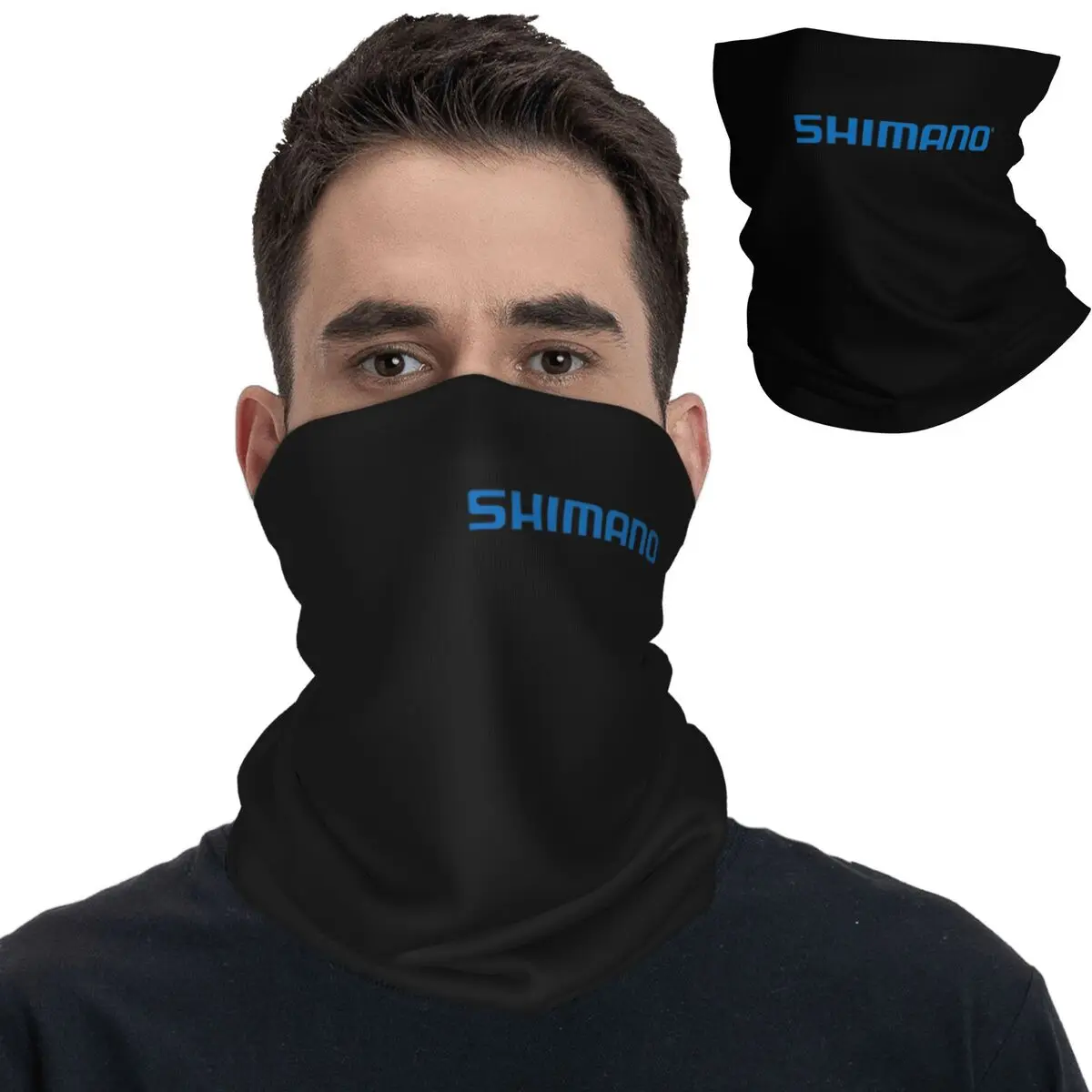 S-Shimanos Active Bandana Neck Gaiter Printed Fishing Magic Scarf Multi-use Headband Hiking Unisex Adult All Season