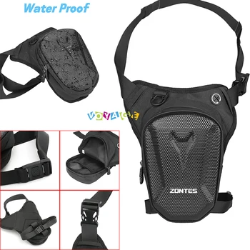 Per Zontes ZT310X 310T 310V ZT310R 310R G1 125 ZT125 Moto Coscia Cintura Borsa Impermeabile Fanny Pack Accessori Leg Side Bag 1