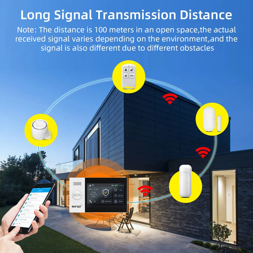 YUPA Tuya Smart Home Security-Protection Alarm System PIR Detector Doors Detectors Outdoor Solar Alarm 2G/4G 433Mhz GSM Wireless 3 YUPA Tuya Smart Home Security-Protection Alarm System PIR Detector Doors Detectors Outdoor Solar Alarm 2G/4G 433Mhz GSM Wireless 3