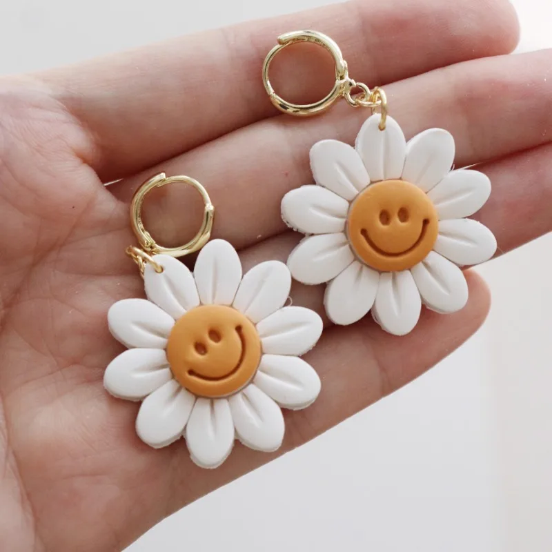 Flower Earrings Shaped Polymer Clay Cutter DIY Handmade Rings/necklaces Polymer Clay Mold Jewelry Modeling Pottery Tools polymer clay tools pottery tools clay sculpting tools pottery sculpting tools clay craft tool