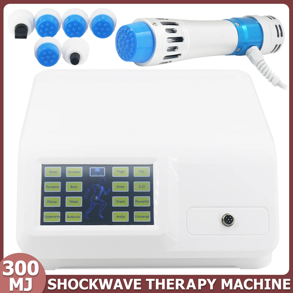 

Shockwave Therapy Machine For ED Treatment Shoulder Neck Pain Relief Physiotherapy Shock Wave Body Muscle Relax Massager 300MJ