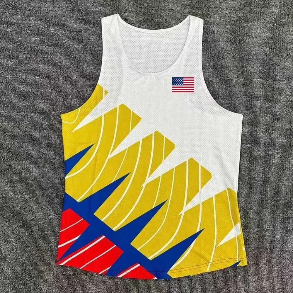 Men's Athletic Running Tank Top Ultra Lightweight Marathon Singlet Y-Back Shirts Dry Fit Workout Sleeveless T-Shirt Tank Tops 2