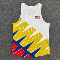 Men's Athletic Running Tank Top Ultra Lightweight Marathon Singlet Y-Back Shirts Dry Fit Workout Sleeveless T-Shirt Tank Tops 2