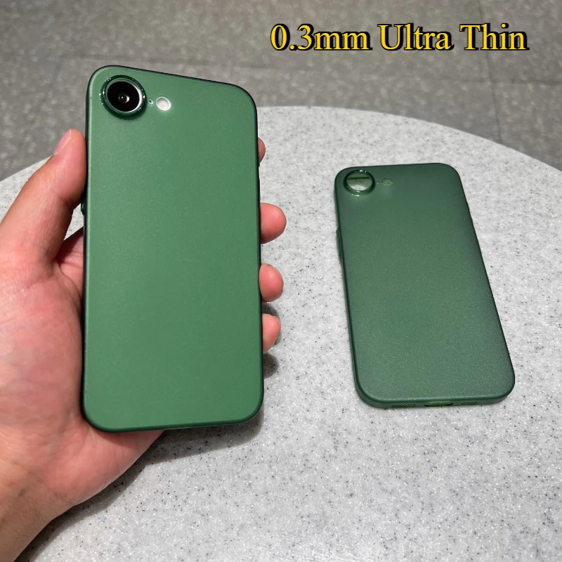 UltraThin Frosted Translucent Soft Case - Solid Color Clear Matte with Anti-Fingerprint Finish