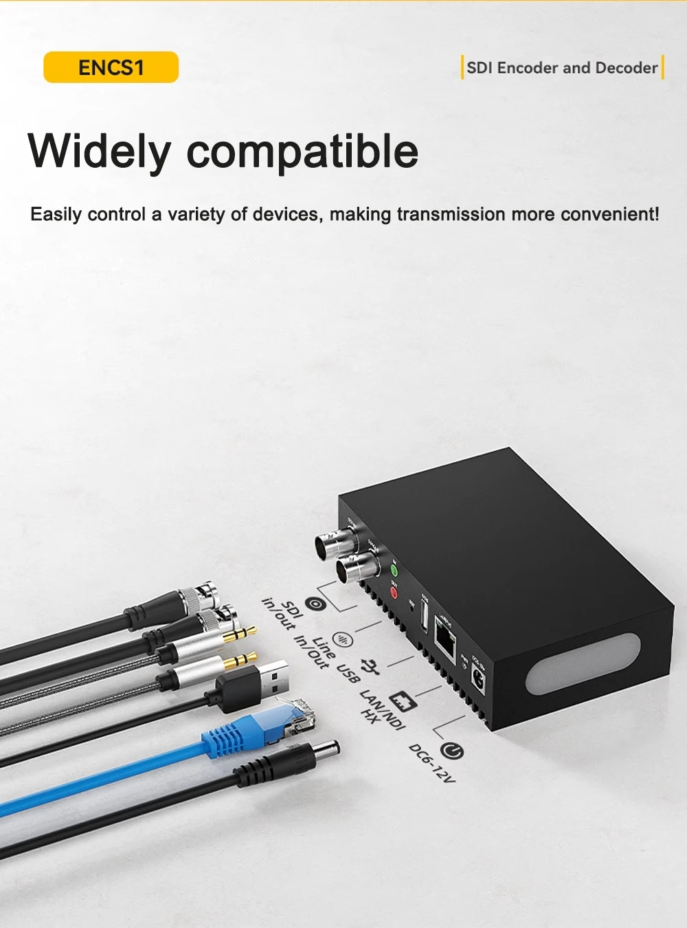 Link Pi ENCS1 3G-SDI Video Codec Encoder NDI Decoder 2GB RAM 8GB EMMC 4K 1080P S