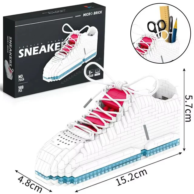 DIY Sport Basketball Shoes Building Blocks - Anime Sneakers Toy