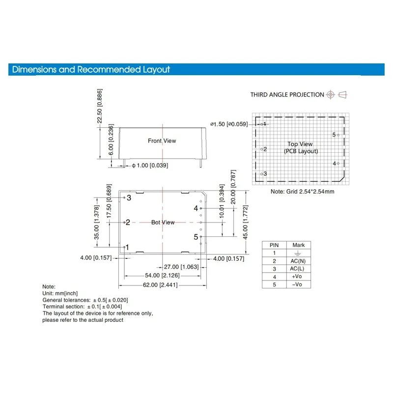 AC-DC 전원 공급 장치, 비절연 전압 조정기, LH20-23B09R2 LH20-23B12R2, 85-305V 9V, 12V 모듈, 20W