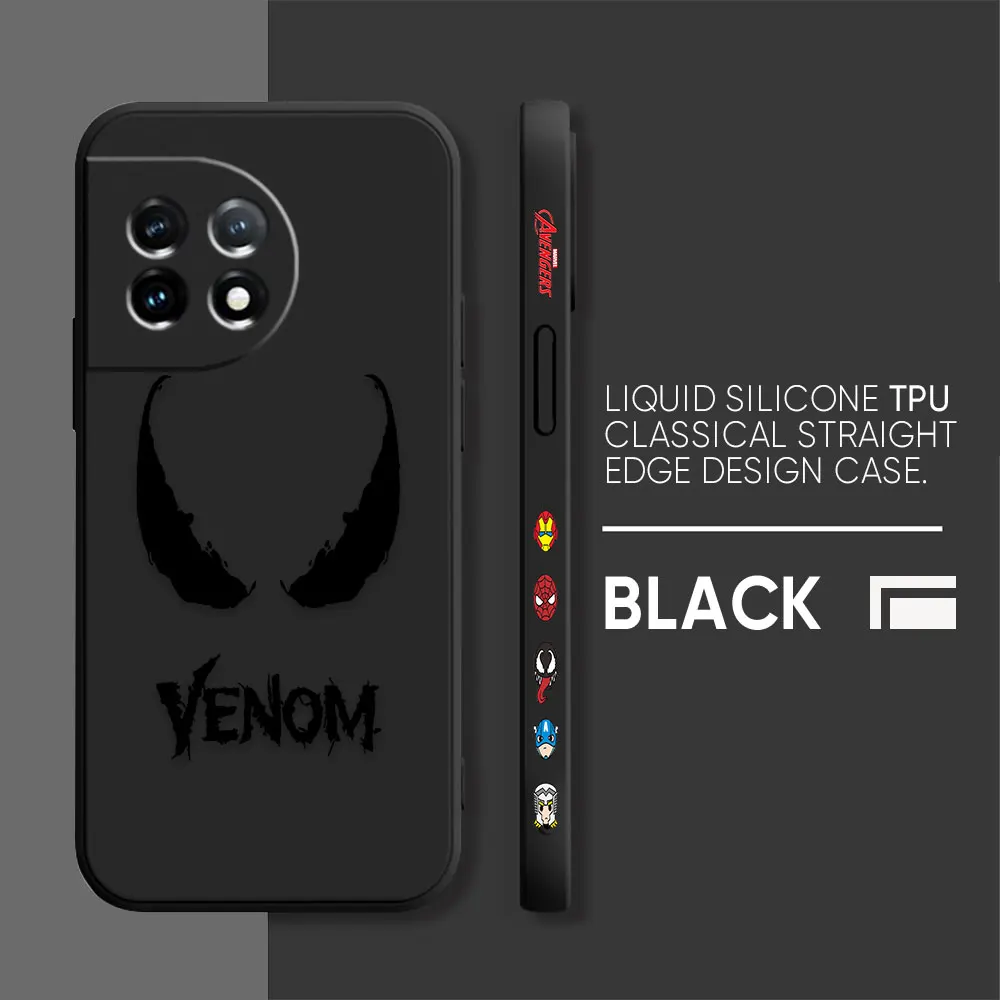 thumbnail image 1 of Case For Oneplus 5 6 9 9R 8 8T 7 7T A3 2 2V NORD 3 2 Lite Pro Simple Liquid Silicone Case Marvel Comics Venom, 1 of 5