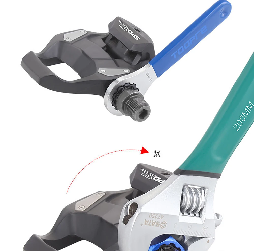 TOOPRE 10T Fahrrad Pedal Achse Spindel Entfernung Werkzeuge Mountain Road Bike Lösen Lock Bolzen für M520/M8040/M8140/M820/M828 – Detail 8