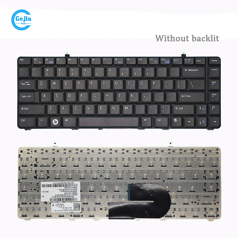 

Новая Оригинальная клавиатура для ноутбука Dell 1014 1015 1410 1088 A840 A860 PP37L PP38L