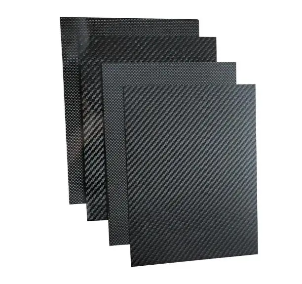 245x395mm Full 3K Carbon fiber Plate sheet High strength Carbon Board panel thickness 0.5mm 1.0mm 1.5mm 2mm 2.5mm 3mm 4mm 5mm