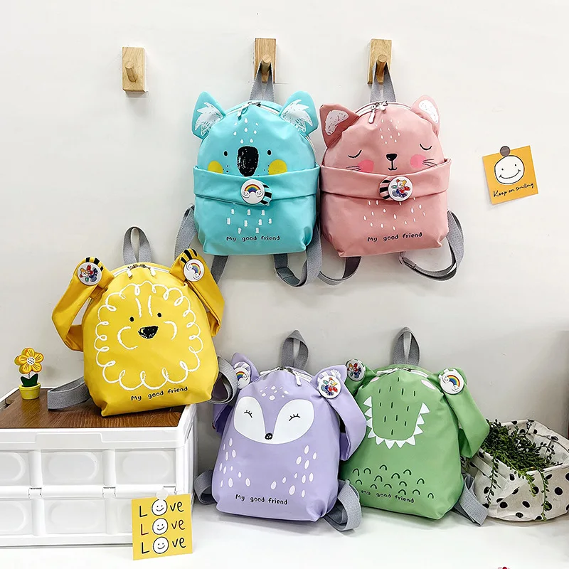 

Cartoon Children's Backpack School Kindergarten Book Bag Travel Backpack for Boys Girls Children Kids 4Color