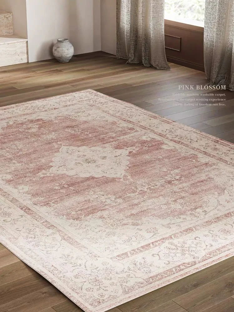 VIKAMA Bohemian Style Carpet Winter Warm Soft and Cozy Carpet Home Living Room Bedroom Floor Mat Sofa Mat Coffee Table