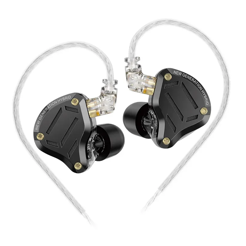 kz zs10pro 2本セット　新品　イヤホン　高音質 KZ-ZS10 pro 2メタルイヤホン、Hi-Fi、インイヤー、ベース