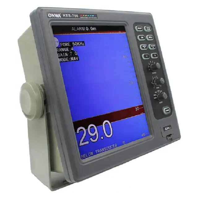 ONWA KES-700 10.4 inch Navigational Echo Sounder / fish finder /depth sounder with Memory Storage and Recall of Depth data