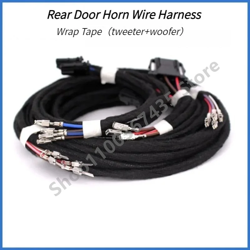 Rear Door Horn Wiries Harness Door Speaker Sound System Wiring For VW Golf MK6 MK7 TiguanL ID.3 ID4. ID.5