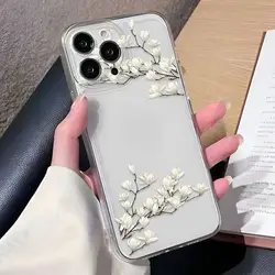 Chic Daisy Floral Transparent Phone Case Cover for Nova 7 SE (S13821)
