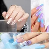 LNWPYH Nail Extension Gel Set With Manicure Machine And Nail Dryer Soak Off Nail Gel Polish Kit Professional Manicure Tools Kit 6