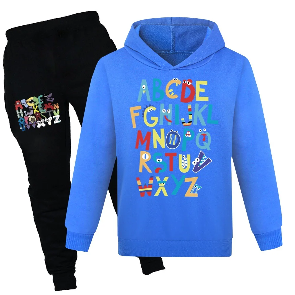 3d Alphabet Lore boys children's hoodies girls baby hooded