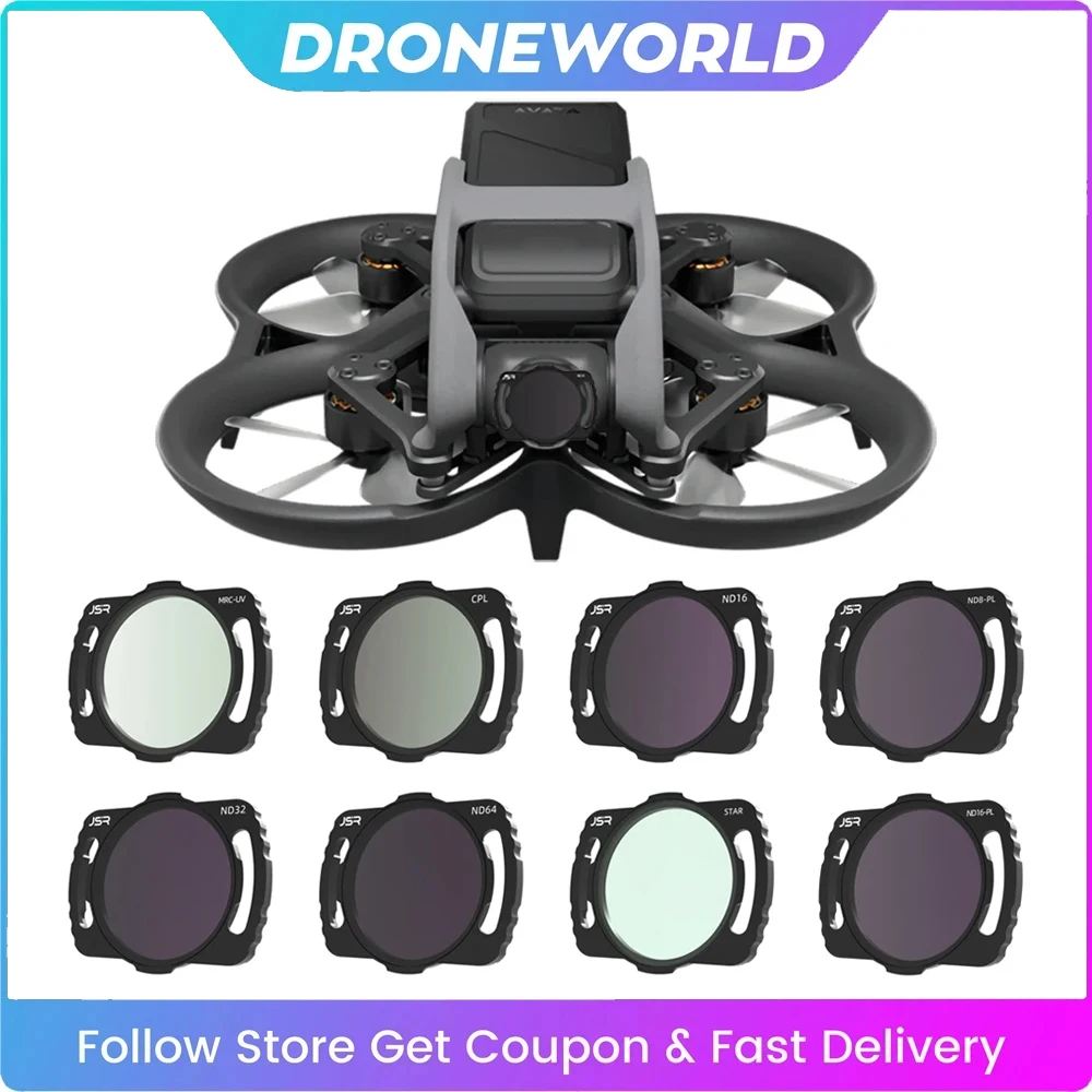 Adjustable Camera Filter for DJI Avata O3 Sky End ND Filter Set UV CPL ND 8/16/32/64 Polarizer Lens Filter Kit Drone Accessories